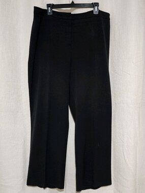 Croft & Barrow Women's Pants Stretch Boot Cut Black Size 18